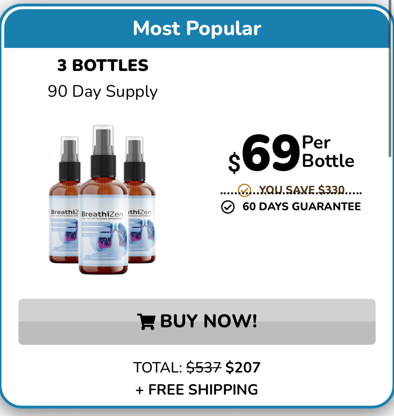 3 Bottles