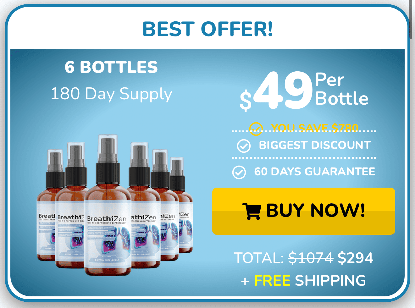 6 Bottles